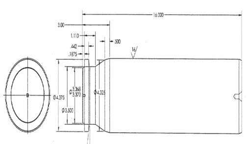 CORE-X 4.00 SGWS Plunger STP0400B-SGWS-FCW - Image 2