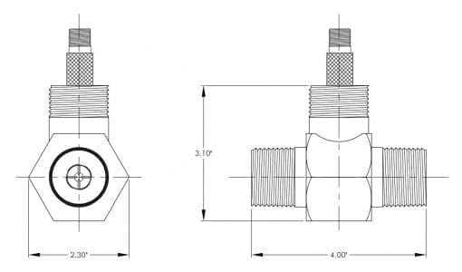 EDD Threaded Turbine Flow Meter 5.0500H - Image 3